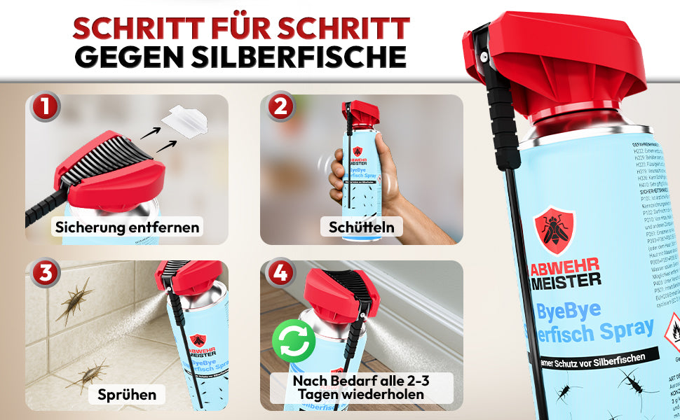 ByeBye Silberfischspray 500ml - Detail Information 2