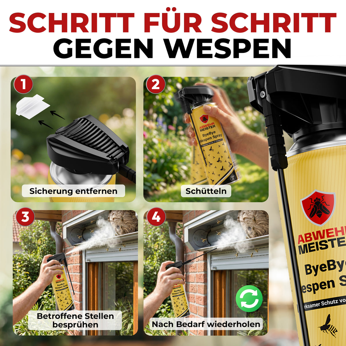 ByeBye Wespenspray 500ml