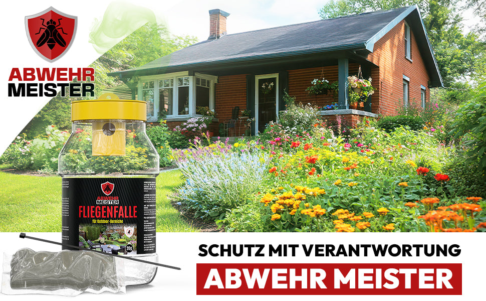 Fliegenfalle mit biologischem Lockstoff für Garten/Terrasse - Detail Information 1
