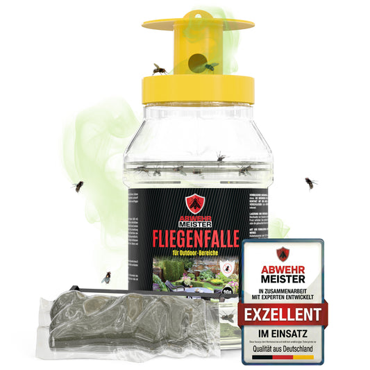 Fliegenfalle mit biologischem Lockstoff für Garten/Terrasse